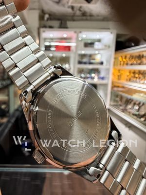 CASIO ENTICER BLACK DIAL STAINLESS STEEL MEN'S WATCH MTP-V005D-1BUDF_img_3