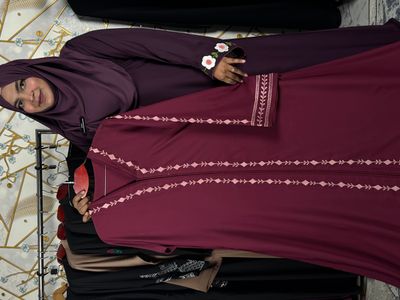 FAIJA ABAYA MEROON_img_0