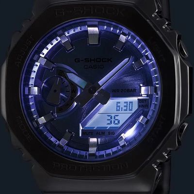 Casio G-Shock G-STEEL 2100 Ice Blue Dial Men's Watch- GM-2110D-2A_img_2