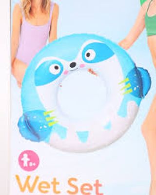 91x76 cm Inflatable Water Float Swimming Pool Ring for 9+ Year Olds | Cute Animal Tube for Cute Aesthetic - Pack of 1_img_2