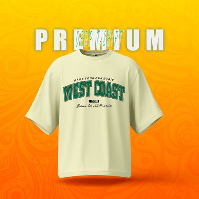 Premium Cotton Drop Shoulder Tshirt_img_0