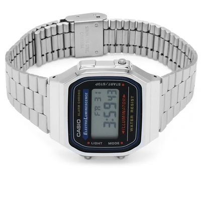 Casio Digital Vintage Chrome Plated Men's Watch- A168WA-1WDF_img_1