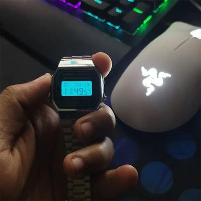 Casio Digital Vintage Chrome Plated Men's Watch- A168WA-1WDF_img_2