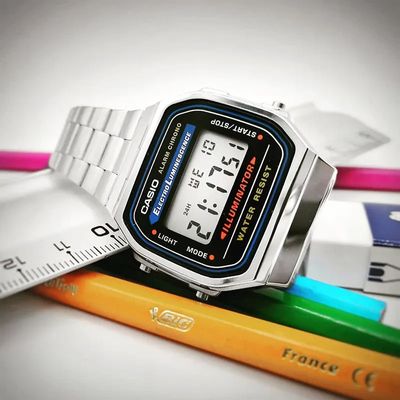 Casio Digital Vintage Chrome Plated Men's Watch- A168WA-1WDF_img_3