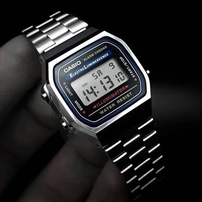 Casio Digital Vintage Chrome Plated Men's Watch- A168WA-1WDF_img_7