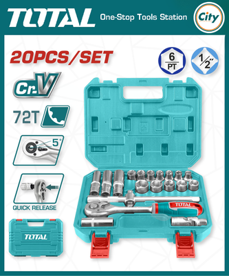২০ পিস ১/২" সকেট সেট TOTAL TOOLS THT121201_img_0