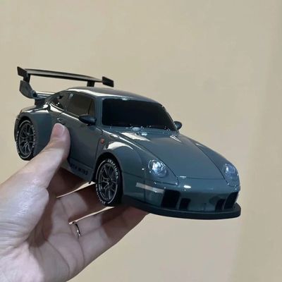 Porsche 993 911 RWB 4WD RC Drift Car With Tires & Traffic Cones_img_6