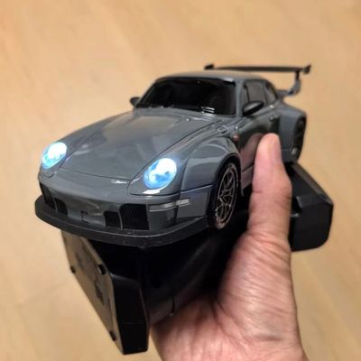 Porsche 993 911 RWB 4WD RC Drift Car With Tires & Traffic Cones_img_7