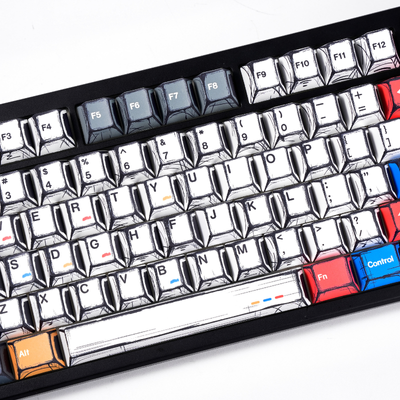 Classic Comic 1.7mm Thick PBT Original Height Keycaps_img_4