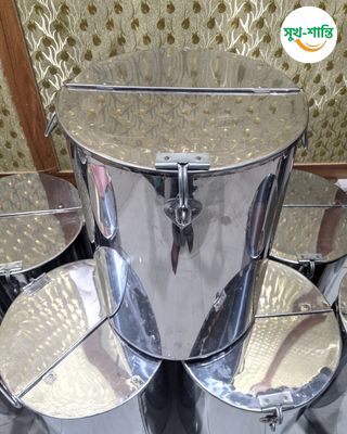 50 KG Stainless Steel Rice Drum_img_4