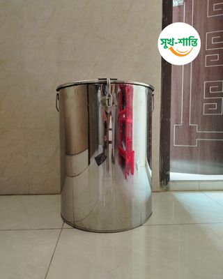 50 KG Stainless Steel Rice Drum_img_7