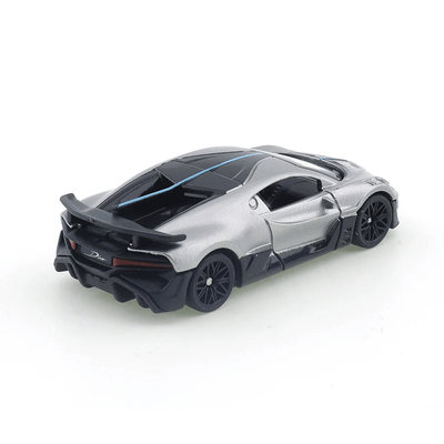 TSC 1:64 Bugatti Divo Carbon Grey Diecast Model Car_img_1