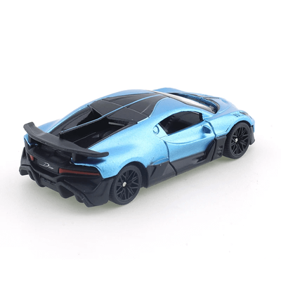 TSC 1:64 Bugatti Divo Carbon Blue Diecast Model Car_img_1
