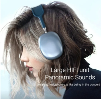 P9 Pro Max Wireless Headphones With Noise Cancelling Bluetooth Headphones Gaming Headset_img_2