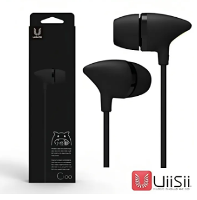 Uiisii c100 Super Bass Stereo In Earphone Any phone - Black_img_3
