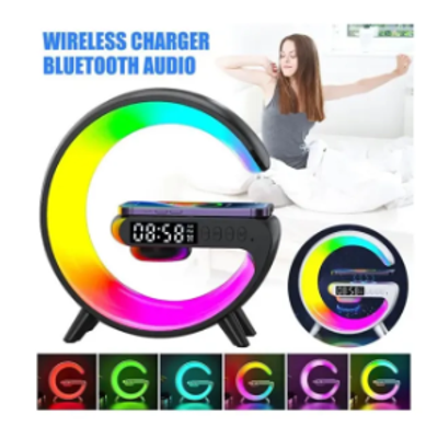 G63 Smart Light Sound Machine Charging Alarm Clock_img_2