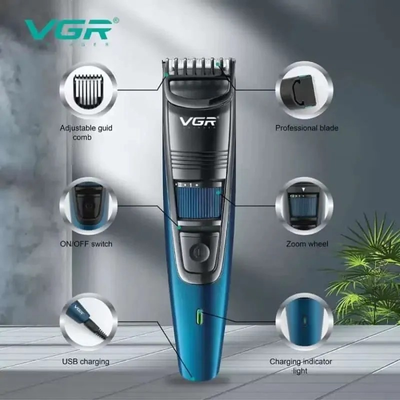 VGR V-052 Trimmer Hair Clipper & Beard Trimmer_img_1