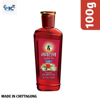 Navratna Ayurvedic Oil | Cool With 9 Active Herbal Ingredients | 100ml_img_0