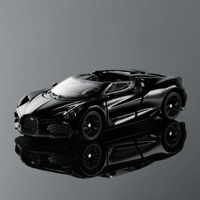 TSC 1:64 Bugatti Mistral Diecast Model Car Black_img_0
