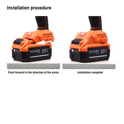 HARDEN 20 Volt Li-ion Battery Pcak, 2.0Ah, Used for Harden 20V cordless power tools; Model: 756922_img_5