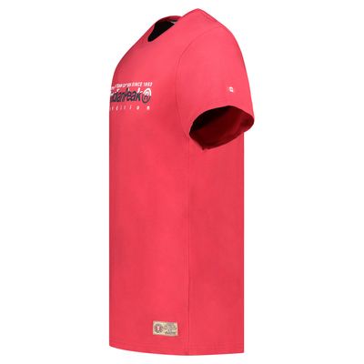 Canadian Peak JOPEAKEAK Homme - T-Shirt Col Rond avec Impressions et Drapeau Rouge_img_3