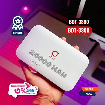 OLAX POE D8 Pro Smart UPS DC 5V 9V 12V ALL IN ONE 20000mah 24W Portable Router UPS