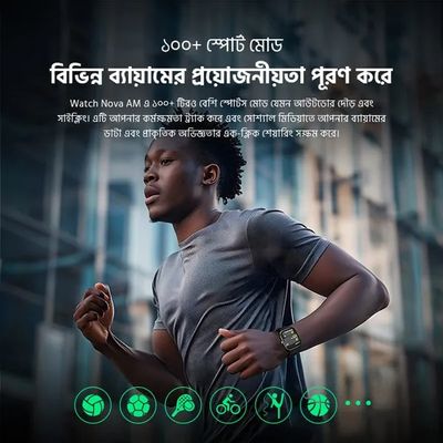 Oraimo Watch Nova AM AMOLED Screen Curved Cover Smart Watch_img_6