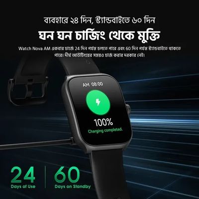 Oraimo Watch Nova AM AMOLED Screen Curved Cover Smart Watch_img_9