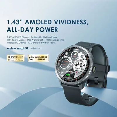 Oraimo Watch 5R 1.43'' Amoled IP68 Smart Watch_img_2