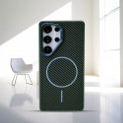 Luxury Slim Matte Carbon Fiber Cases for Samsung Galaxy Ultra Magsafe Wireless Charging PC Cover_img_1