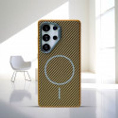 Luxury Slim Matte Carbon Fiber Cases for Samsung Galaxy Ultra Magsafe Wireless Charging PC Cover_img_2