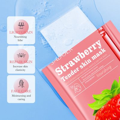 SADOER Strawberry Nourishing Tender Skin Facial Sheet Mask_img_1