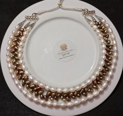 Premium Quality 3 layer Pearl Necklace_img_1