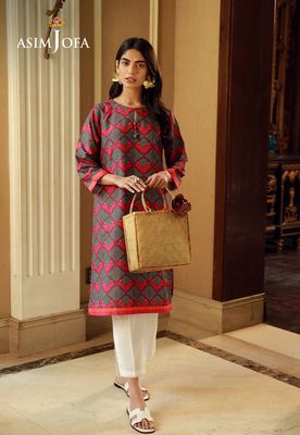 Asim Jofa - Printed Raw Silk 1 pc_img_6