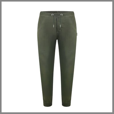 Non-Stretchable Joggers - Olive_img_1