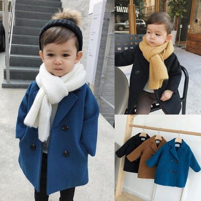 Kids Premium Winter Woolen Coat – Warm Double-Breasted Toddler Overcoat (1 to 5 years) for yours ANGEL_img_1