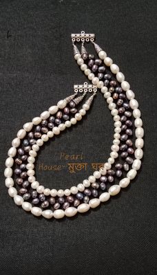 Premium Quality 3 layer Pearl Necklace_img_0