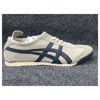 Onitsuka Tiger Deluxe Light Beige Dark Navy Blue Step for Men’s Sneakers_img_0