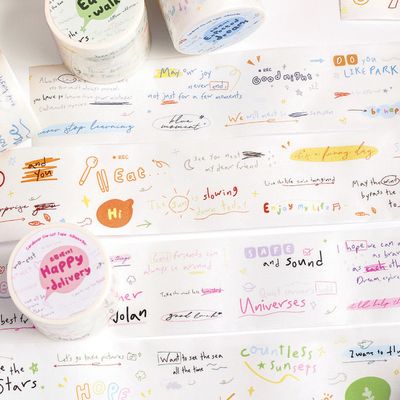 Great Day Doodle Washi Tape Roll – Cute Journaling & Scrapbooking Tape_img_2