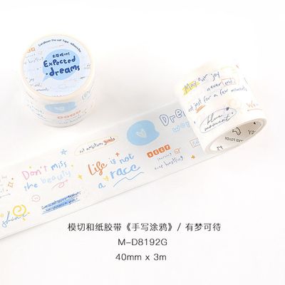 Great Day Doodle Washi Tape Roll – Cute Journaling & Scrapbooking Tape_img_3