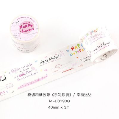 Great Day Doodle Washi Tape Roll – Cute Journaling & Scrapbooking Tape_img_4