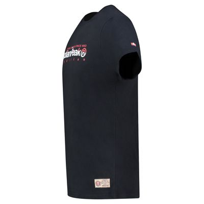 Canadian Peak JOPEAKEAK Homme - T-Shirt Col Rond avec Impressions et Drapeau Noir_img_1