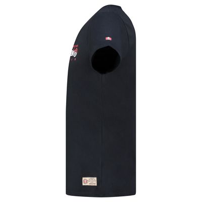 Canadian Peak JOPEAKEAK Homme - T-Shirt Col Rond avec Impressions et Drapeau Noir_img_2