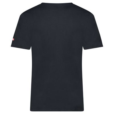 Canadian Peak JOPEAKEAK Homme - T-Shirt Col Rond avec Impressions et Drapeau Noir_img_3