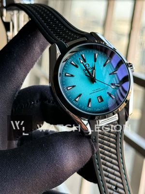 OMEGA AQUA TERRA TURQUOISE AUTO BELT_img_2