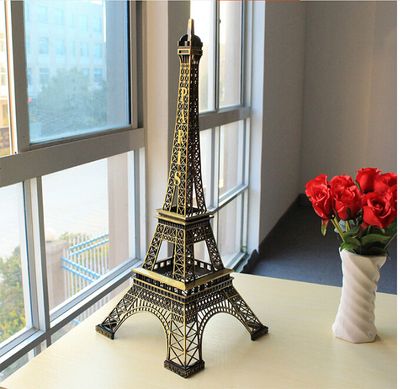 Eiffel Tower Metal Showpiece Decoration Gift_img_1
