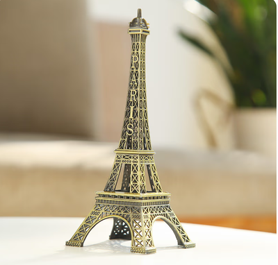 Eiffel Tower Metal Showpiece Decoration Gift_img_4