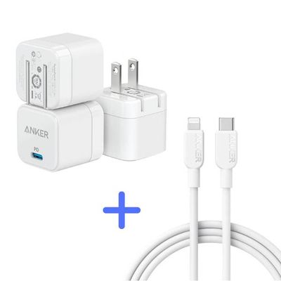 Anker PowerPort III 20W Cube Charger Kit (Model B2149)