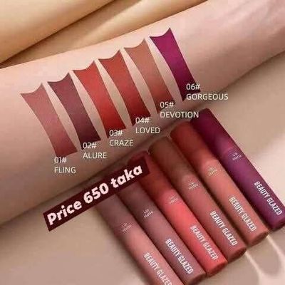 beauty glazed lipstick set 8 piece