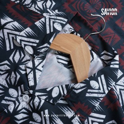 Dark Maze Drop Shoulder Cuban Shirt_img_1